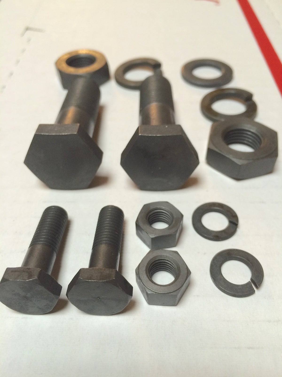 Harley Knucklehead UL Panhead Rear Crash Bar Mounting Hardware Kit Parkerized 