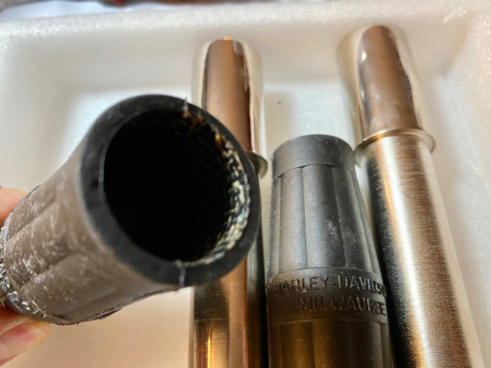 Harley JD VL DL RL Nickel Throttle & Spark Spirals & Grips 1916-34 OEM# 3312-16 