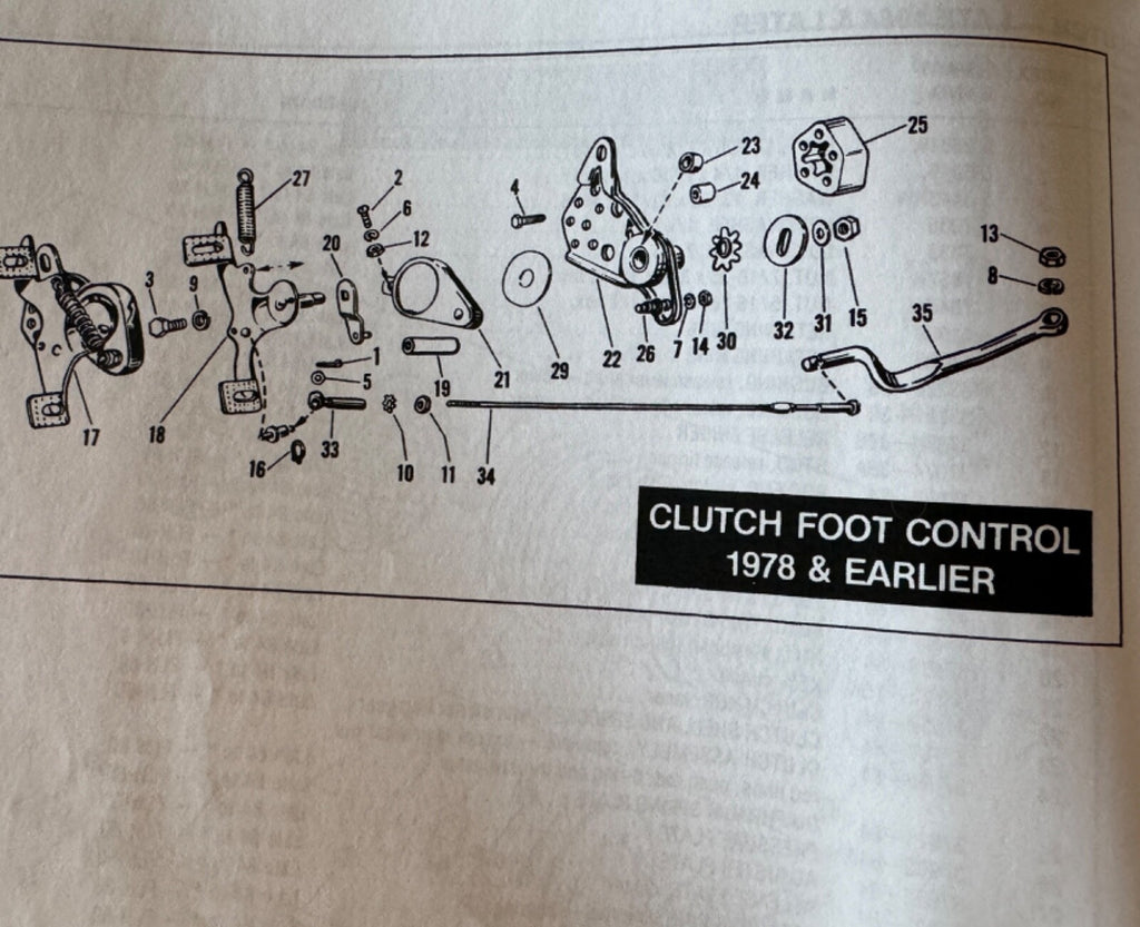 Harley 36869-70 Panhead Shovelhead Rocker Foot Clutch Pedal Spacer 1965-78