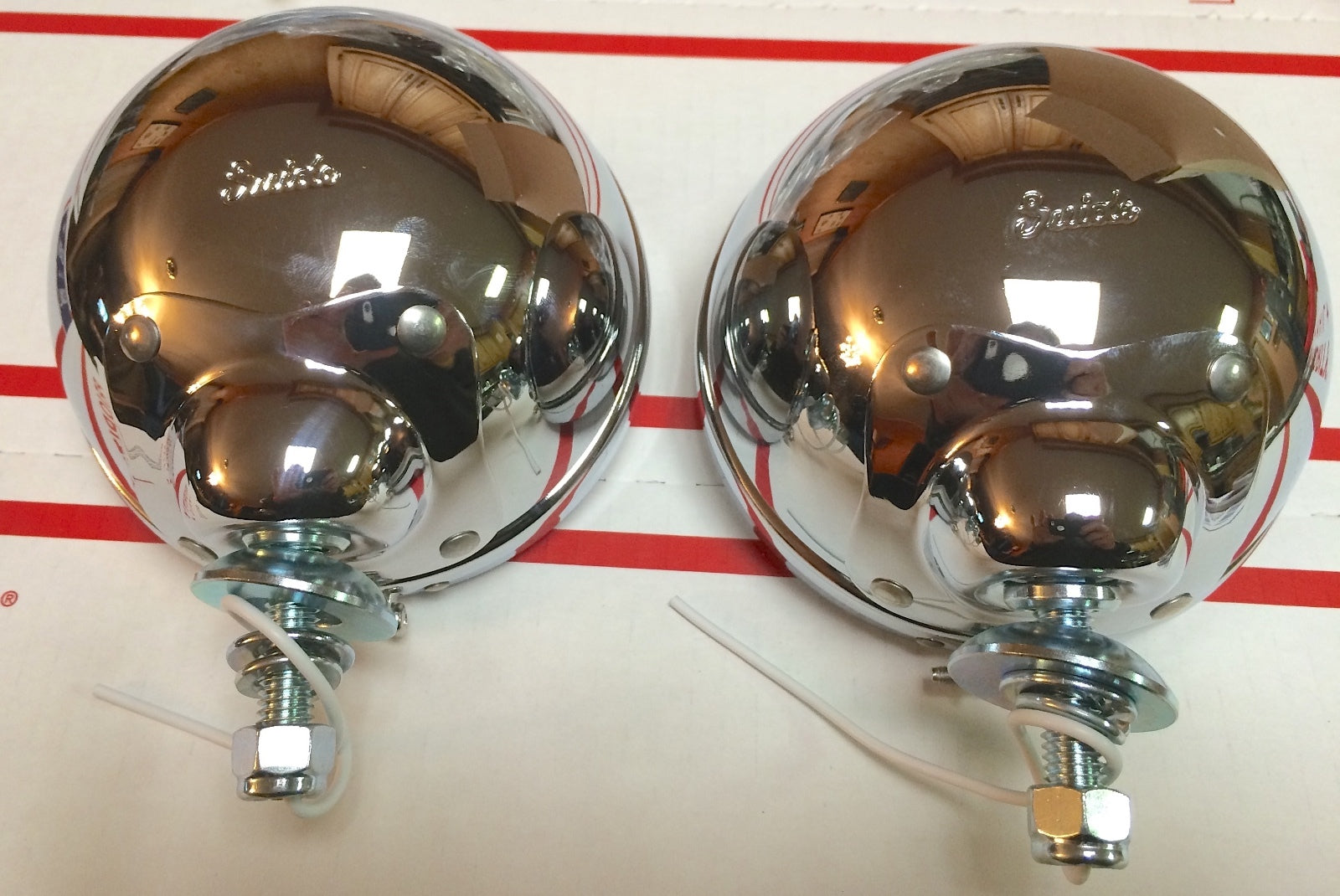 Harley 12V Guide Spot Lamp Panhead Shovelhead 12V 68652-64 1964-Up Spot Light