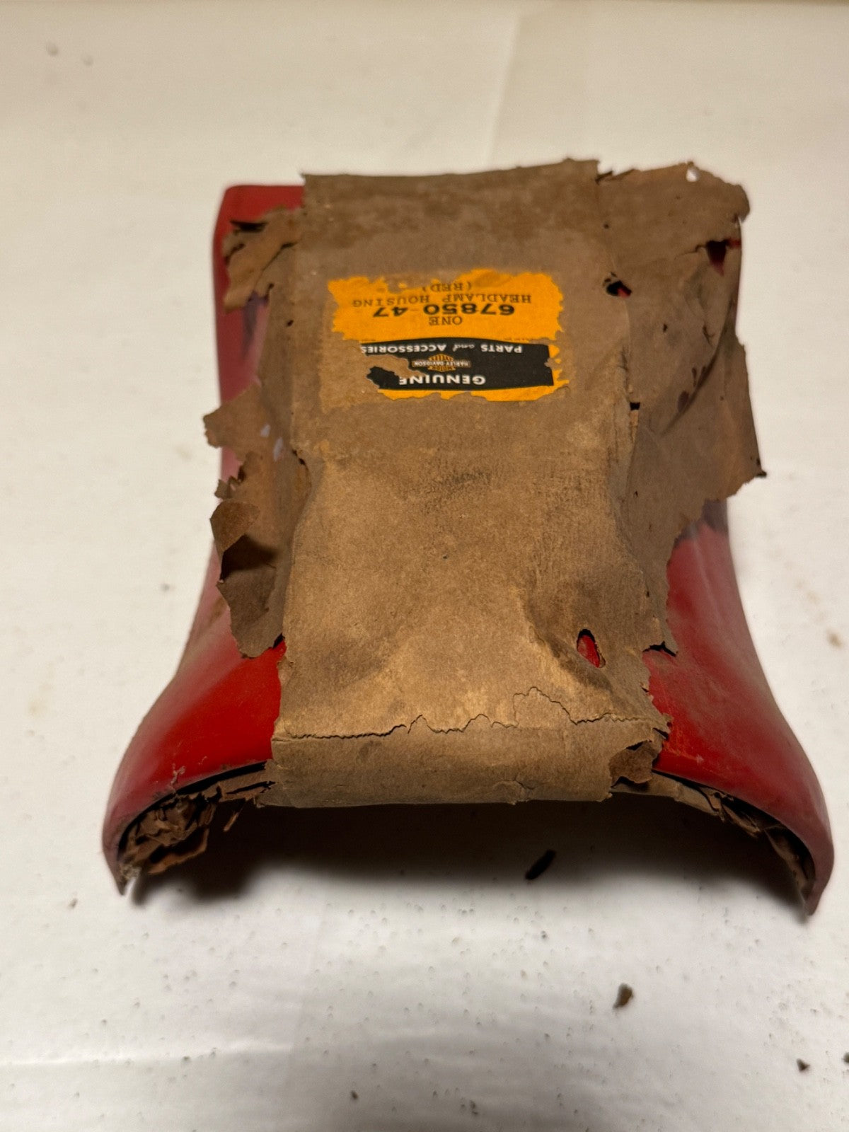 Harley NOS OEM 67850-47 125 S Headlamp Housing Nacelle Shroud 1948-50 Hummer OP1