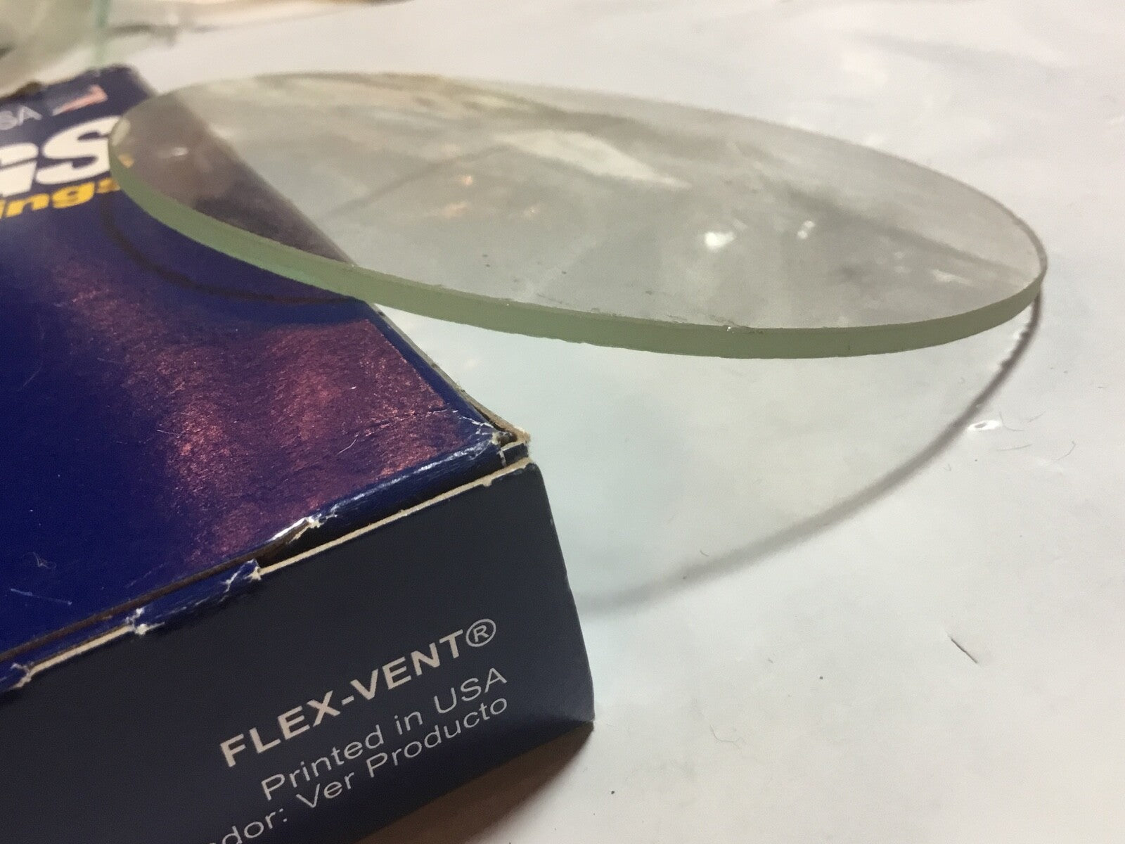 Harley Knucklehead Stewart-Warner Speedometer Curved Lens 1941-47 European