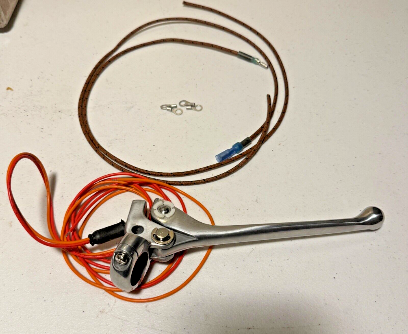 Harley Panhead Shovelhead Front Brake Lever & Switch Kit 1948-1972 For 1" Bars