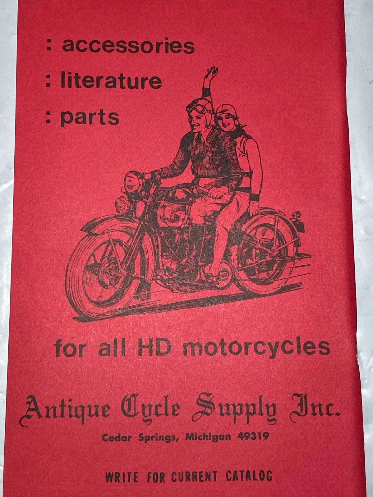 Harley Rider's Handbook Owner's Manual 1955-1957 Panhead EL FL Reprint