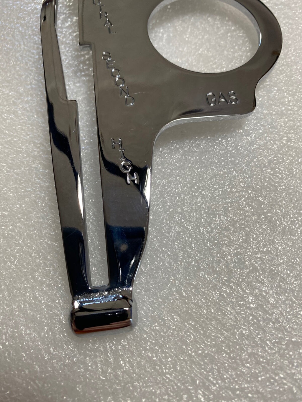 Harley RL RLD Serv Three Speed Chrome Shift Gate Shift Guide 1935-36 OEM 2208-35