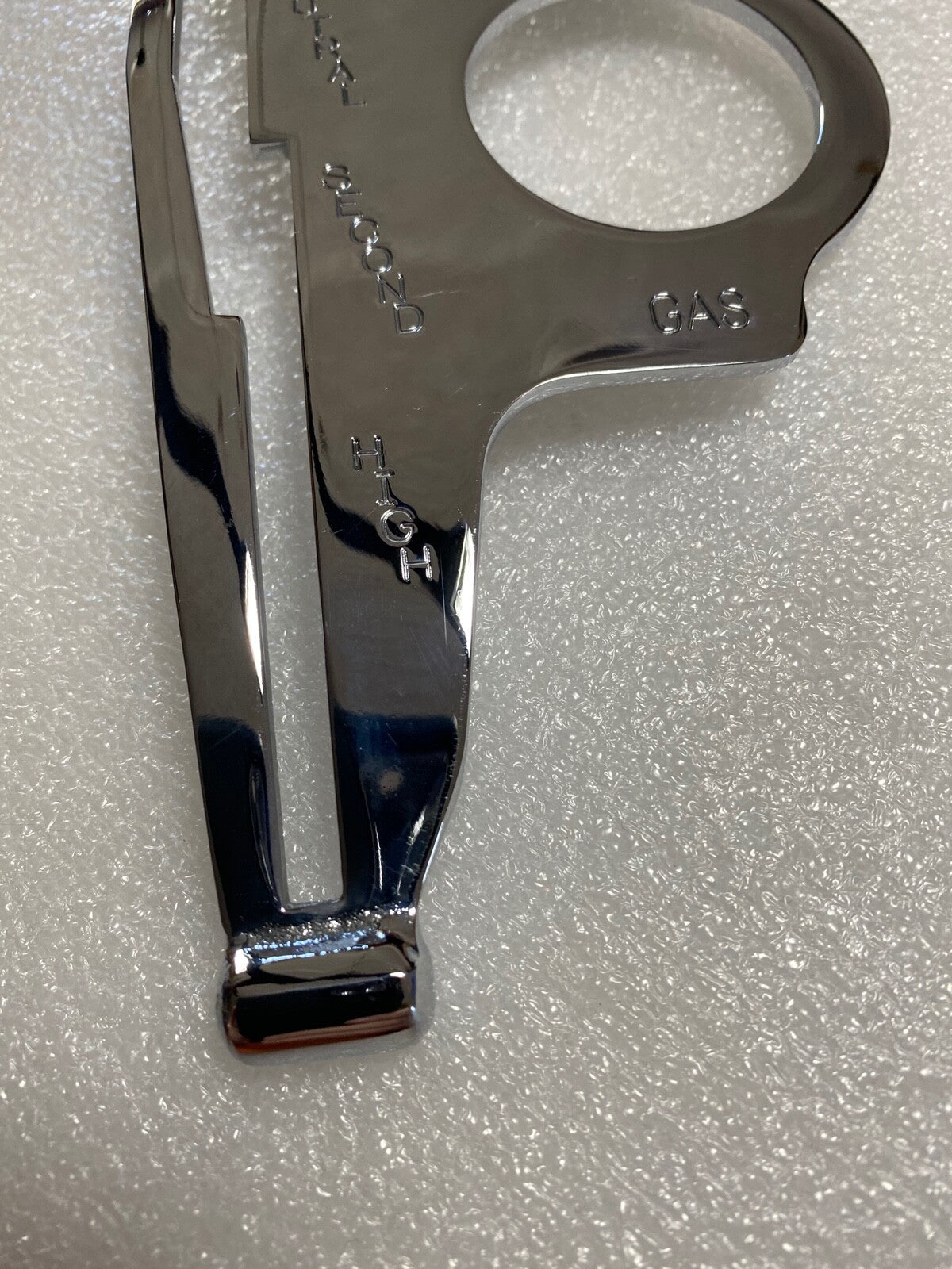 Harley RL RLD Serv Three Speed Chrome Shift Gate Shift Guide 1935-36 OEM 2208-35