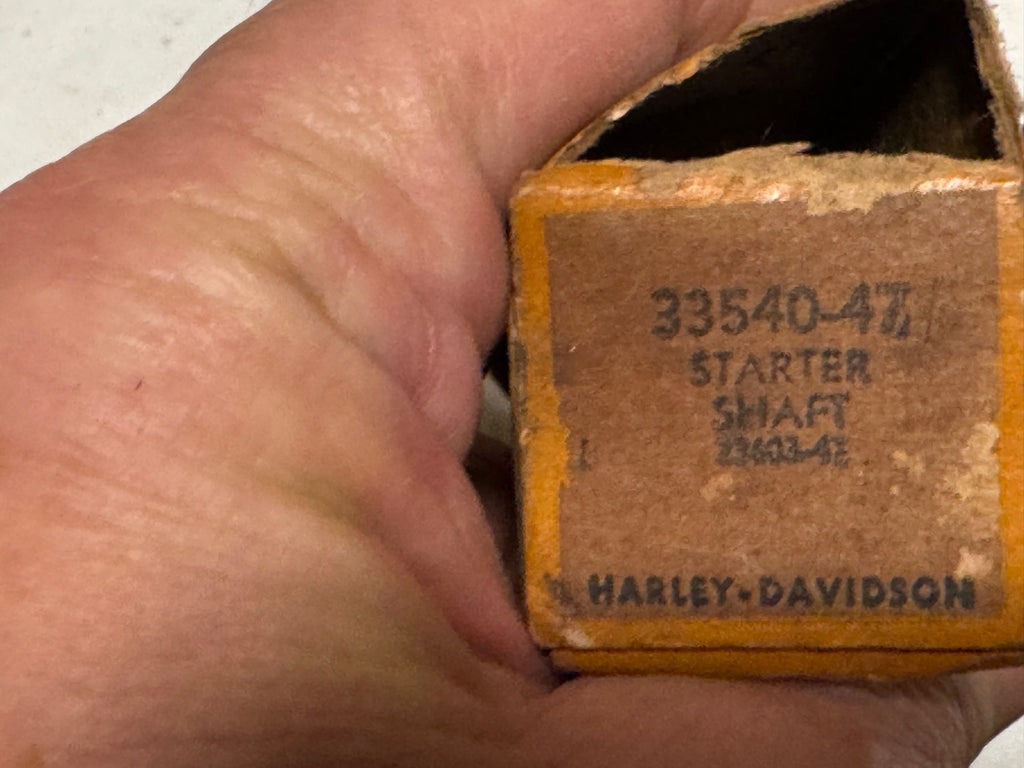 Harley NOS OEM 33540-47 Lightweight Hummer Starter Shaft 1948-662