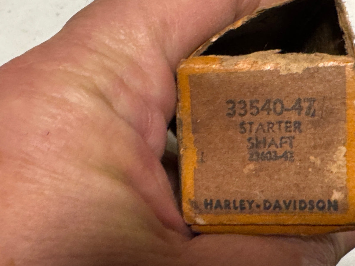 Harley NOS OEM 33540-47 Lightweight Hummer Starter Shaft 1948-662