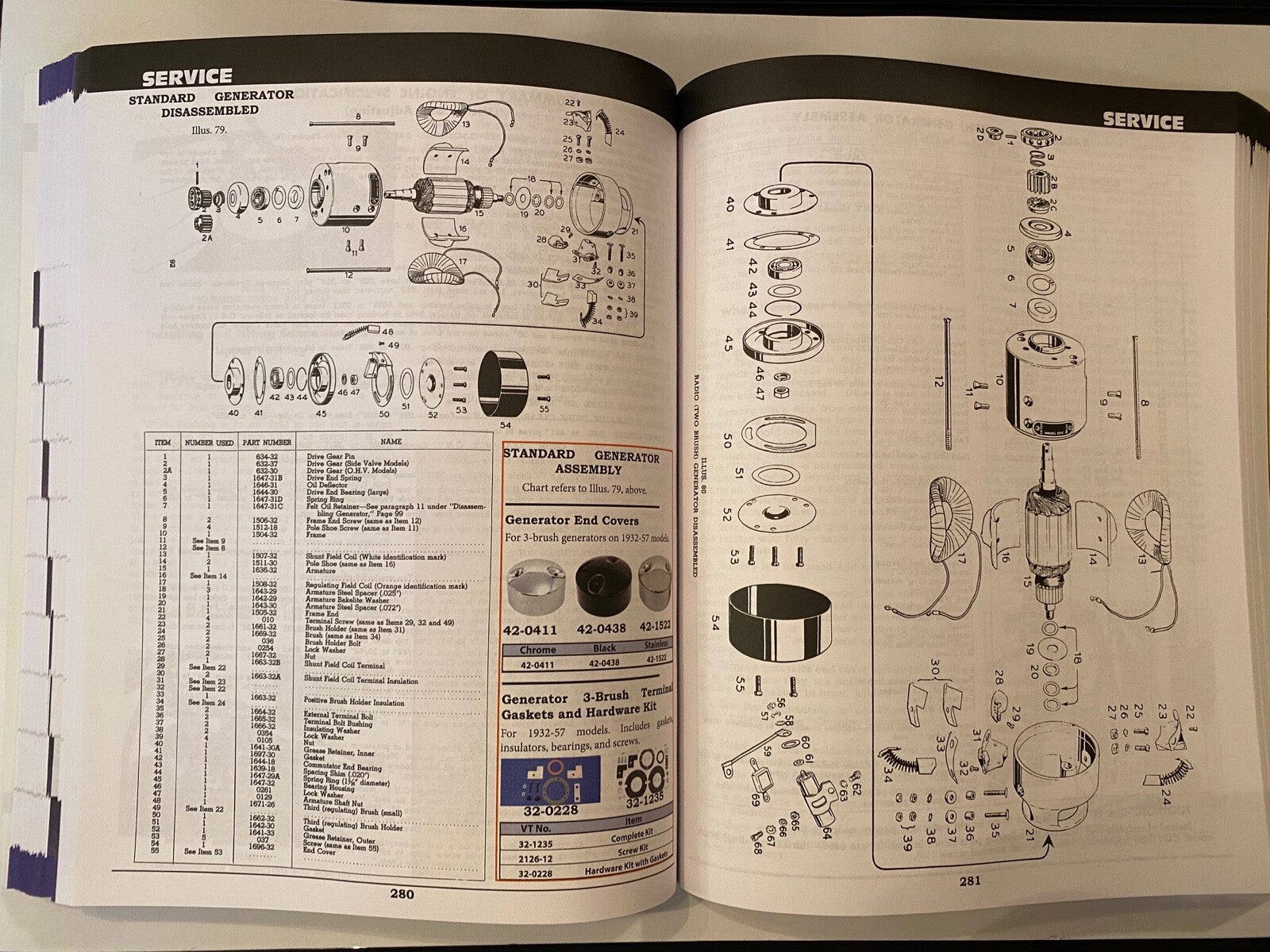 Harley Knucklehead UL Parts Service Cross-Reference Manual Catalog Book 592 page