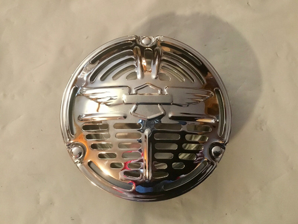 Harley 4801-31 Delco-Remy 16 "6 Bolt" Horn w/ Chrome Wing Face RL & WL 1936-39