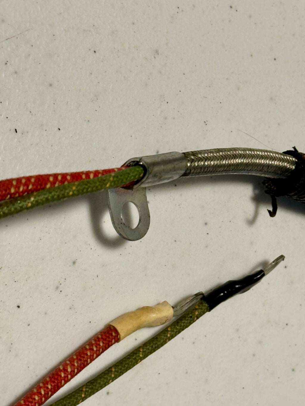 Harley 70170-52A Police Radio Generator To Regulator Shielded Cable 1952-57