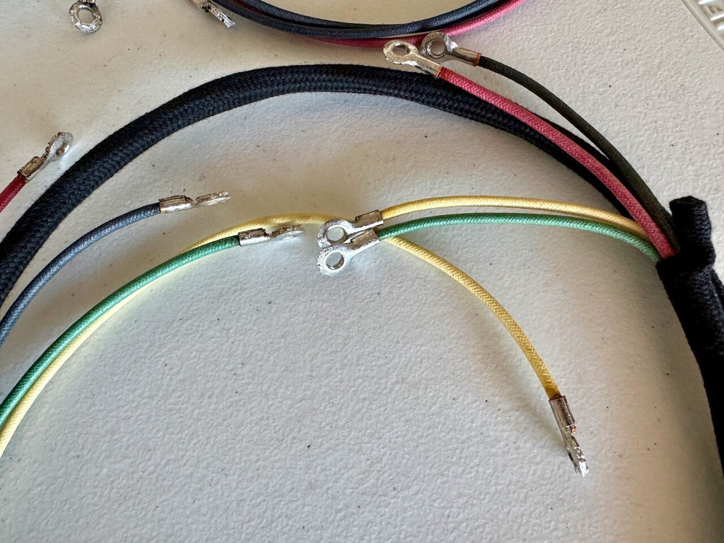 Harley 1929 J JD JDH Premium Wiring Harness W/ Correct 1614-18 Terminals USA