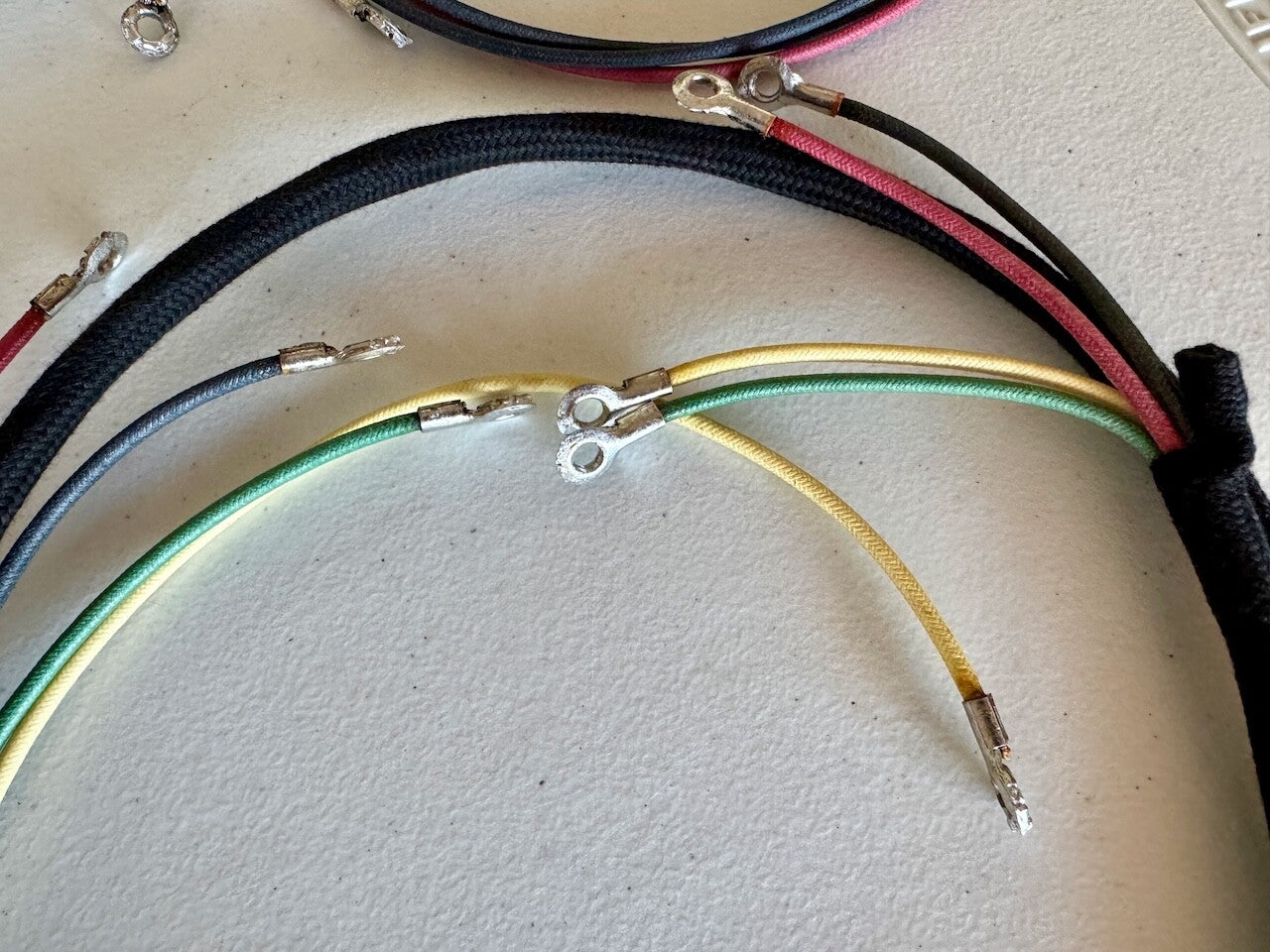 Harley 1929 J JD JDH Premium Wiring Harness W/ Correct 1614-18 Terminals USA