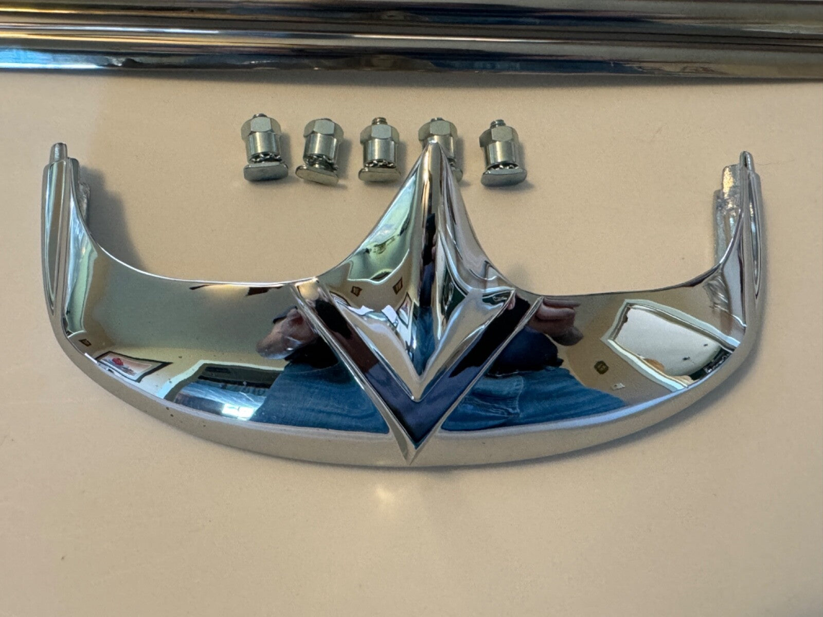 Harley FL FLH Panhead Shovelhead Front Fender Tip Trim Kit 1959-66 Duo-Glide