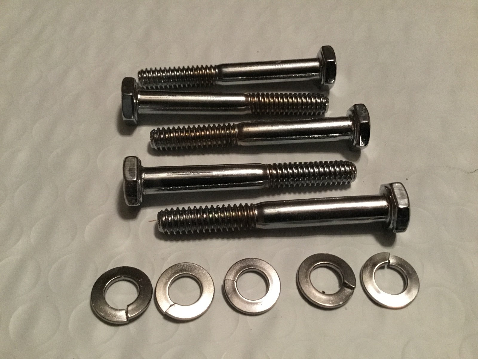 Harley Sportster Chrome Oil Pump Mounting Bolts 1971-76 XL XLH XLCH
