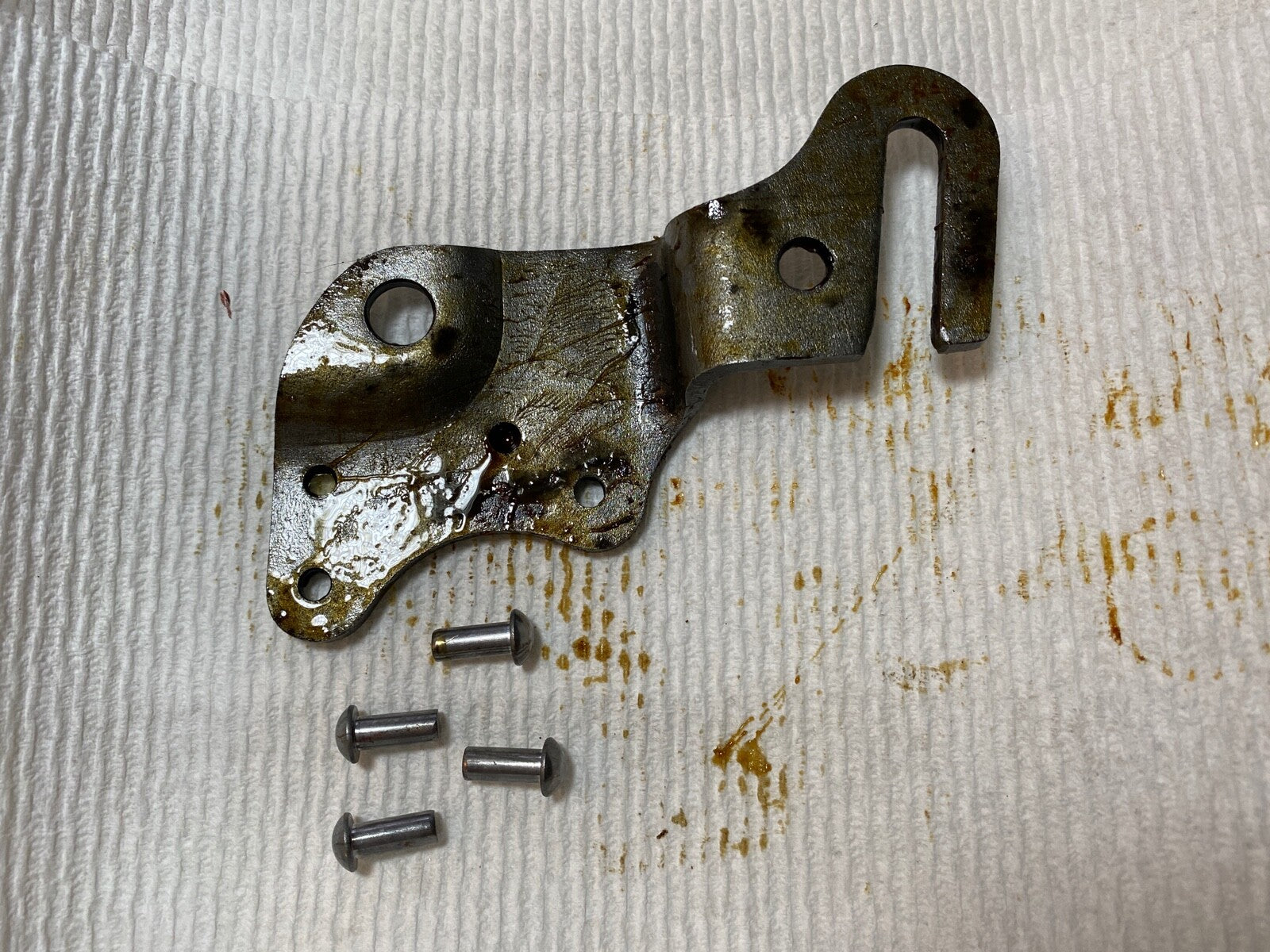 Harley NOS OEM 3746-36A 59782-36 WL WLA WLC Rear Fender Brace Clip Kit ...