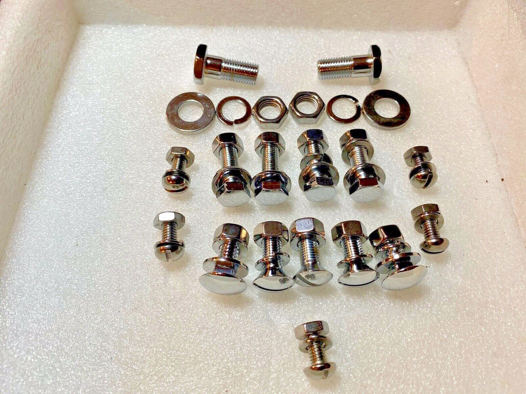 Harley Chrome Knucklehead Panhead Rear Fender Mount Hardware Kit 1936-57 USA