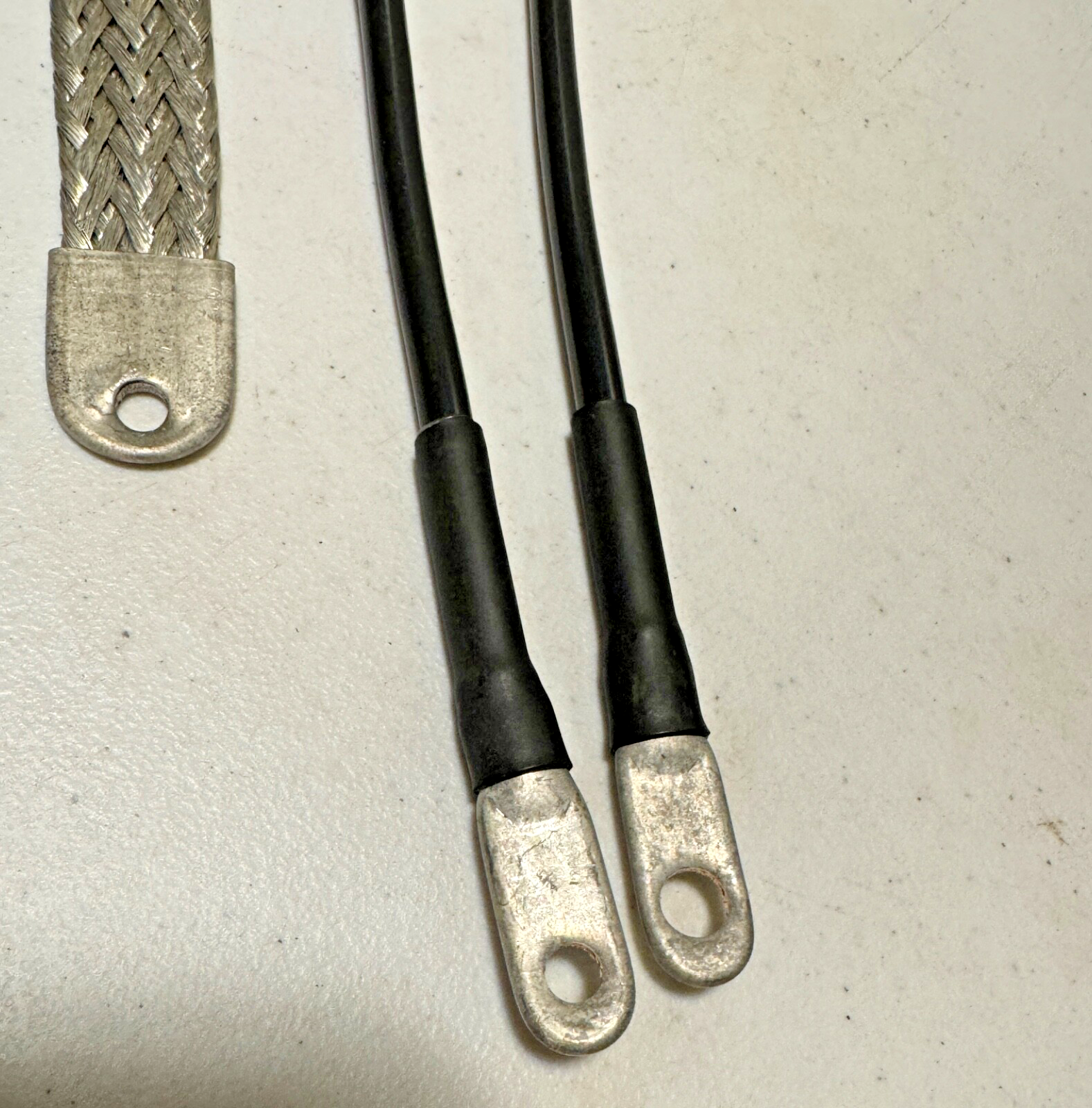 Harley XLH Battery & Starter Cable Set 1967-78 70069-65B; 70235-67