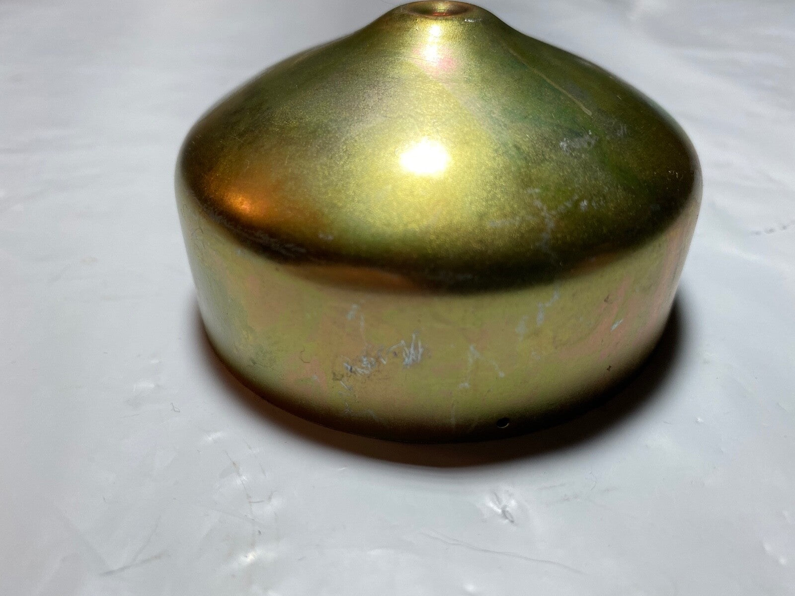 Harley Knucklehead Panhead WLA WLC Yellow Zinc Timer Cover 1942-43 OEM# 1567-36N