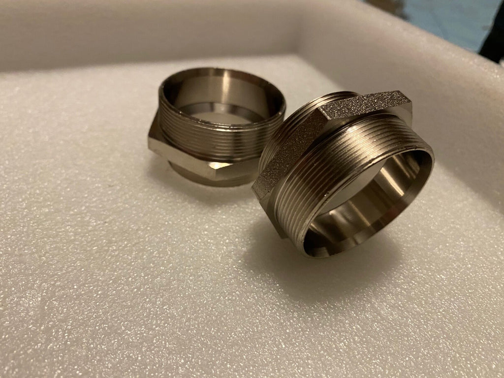 Harley  J JD 61" Manifold Inlet Intake Nipples Nickel 1917-23 OEM# 1112-17 USA