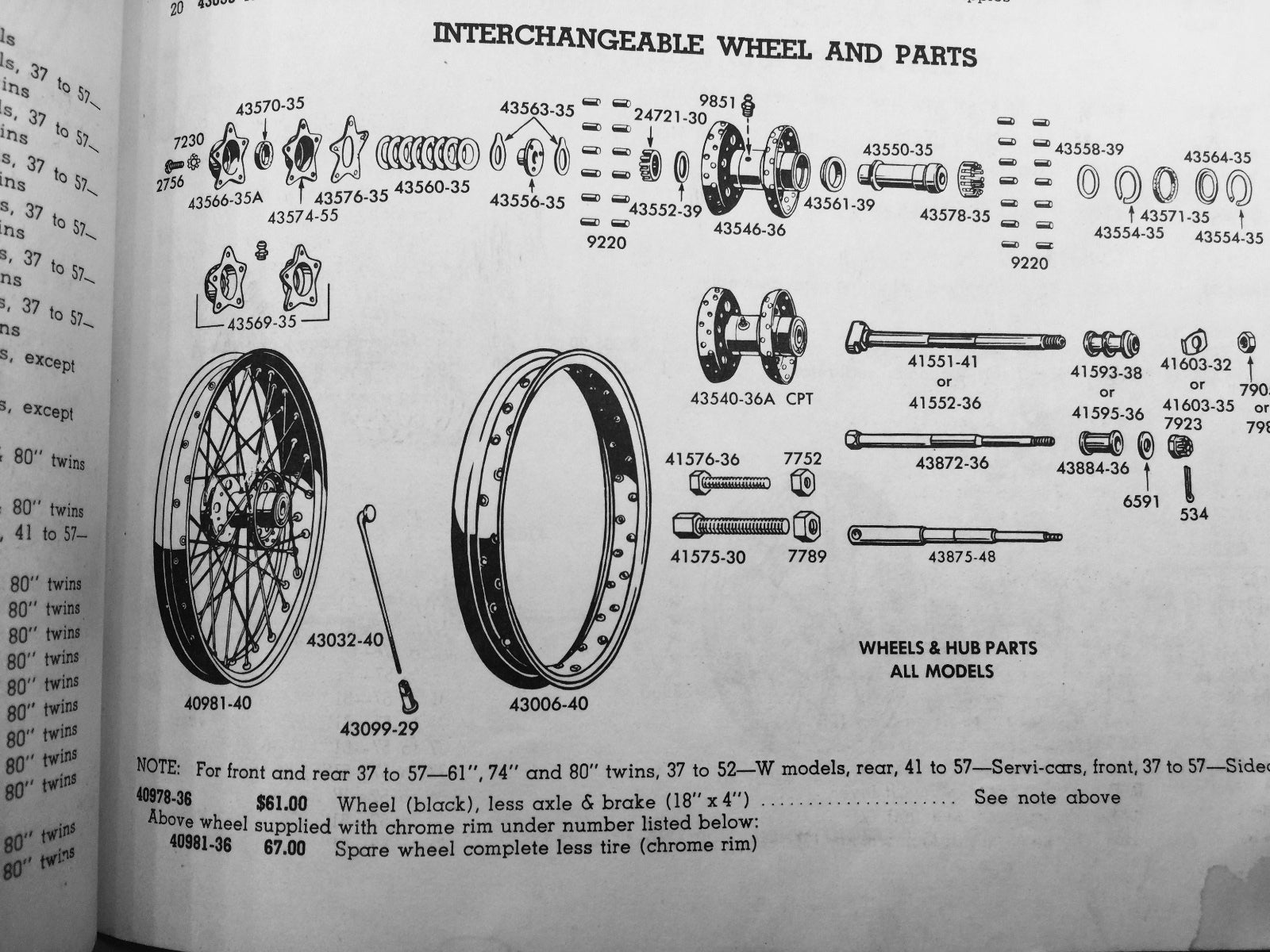 Harley Panhead UL Parkerized Rear Axle Kit 48-57 Rigid Frame Welded Hex Head