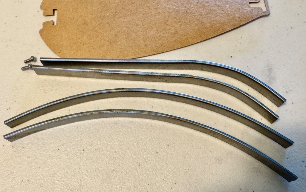 Harley 3507-40 Gas Tank Emblem Kit & Trim Strips Knucklehead WL UL 1940-19469