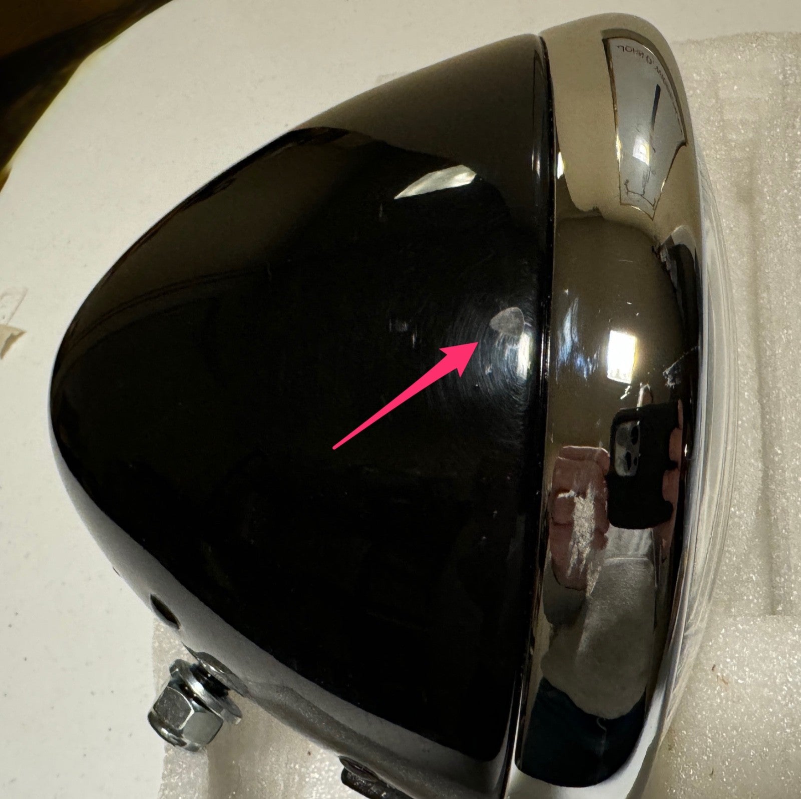 Harley Cycle-Ray Headlamp Correct Lens w/ Mold Number  Knuckle WLA VL