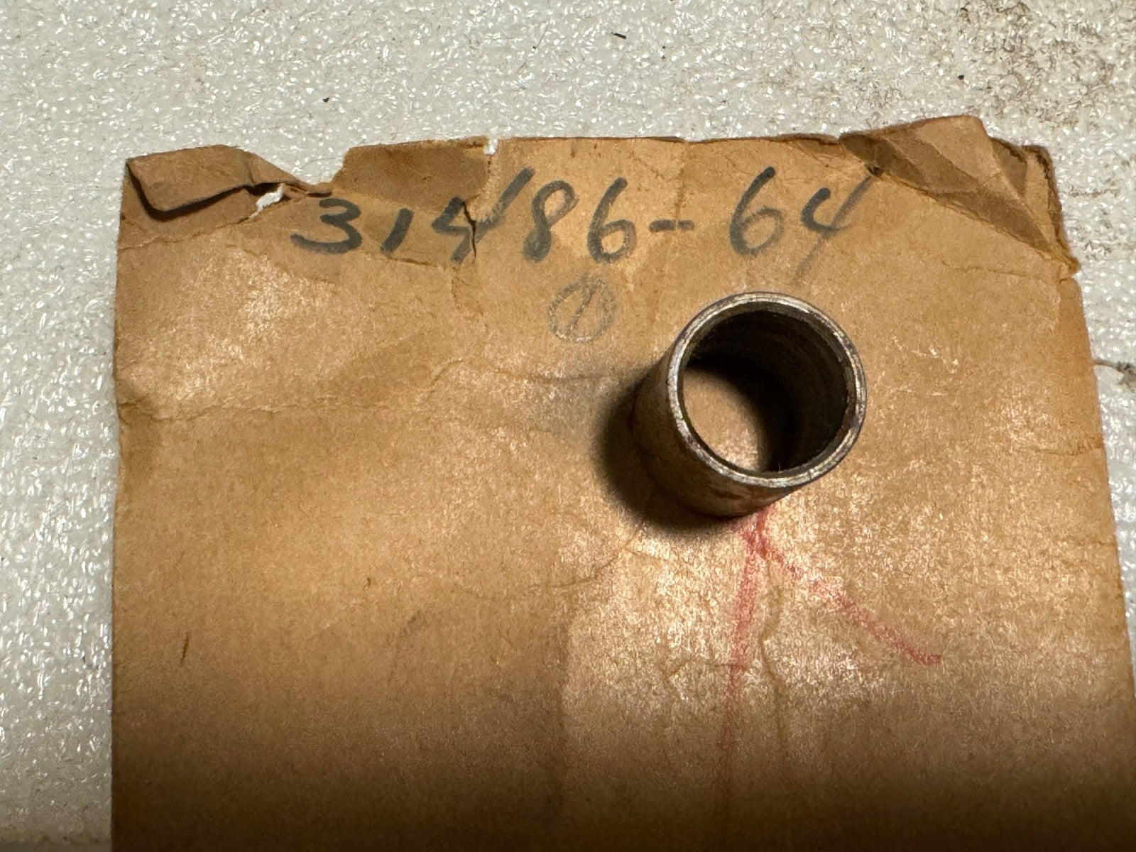 Harley NOS OEM# 31486-64 Servicar Starter Shaft Spacer 1964-1965