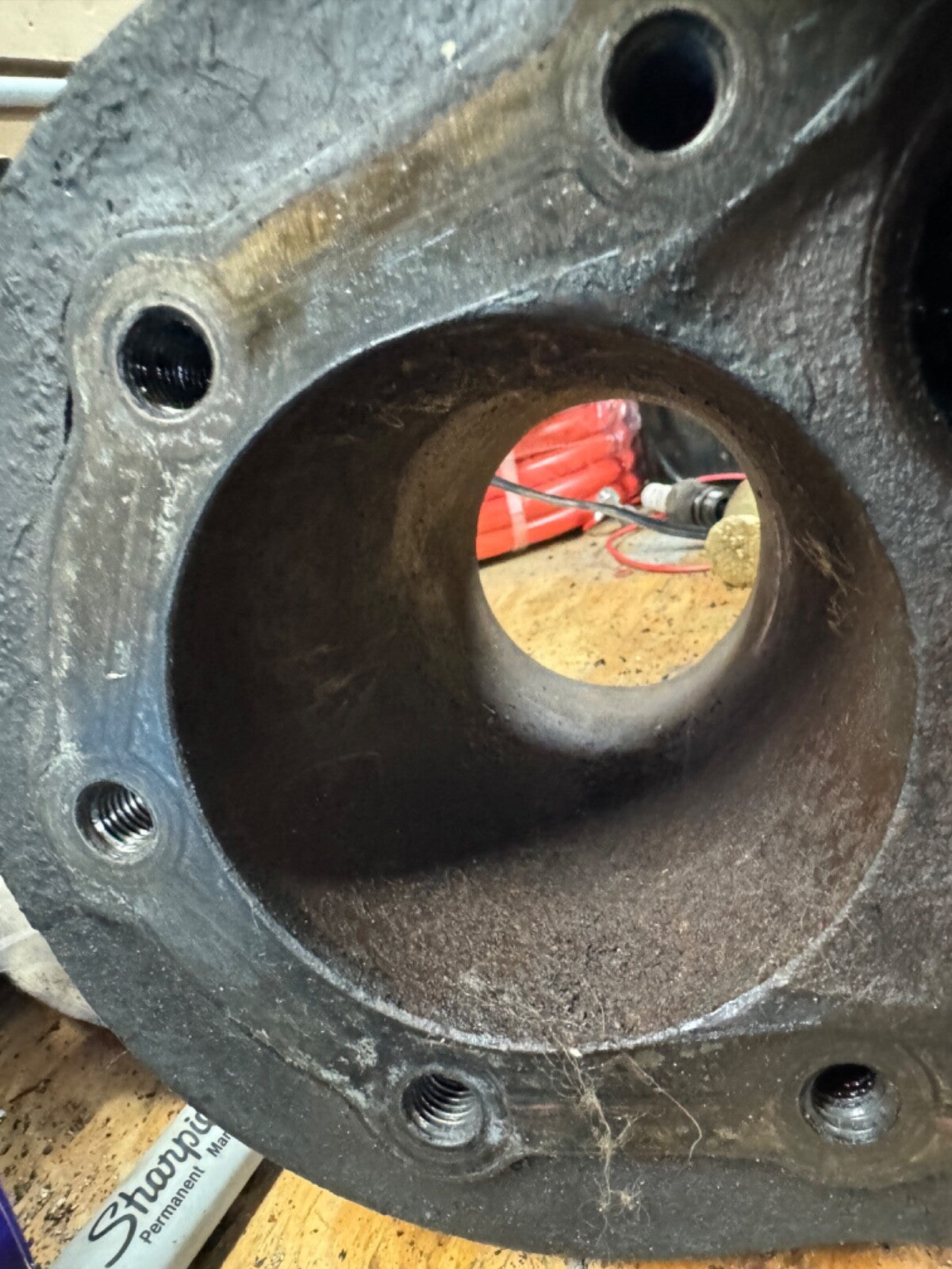 Harley UL ULH 80" 13 Fin OEM 5-37A Rear Cylinder .020  No Broken Fins 120-371