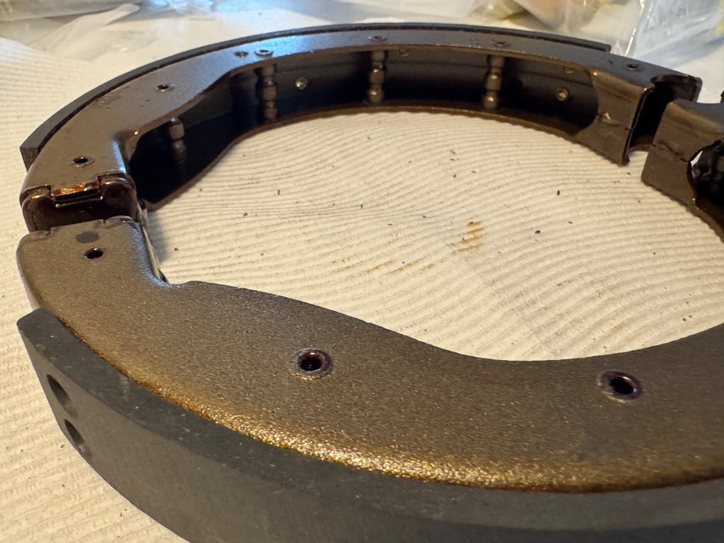 Harley 44401-49B Front Brake Shoes Panhead Shovelhead Servicar 1949-1971