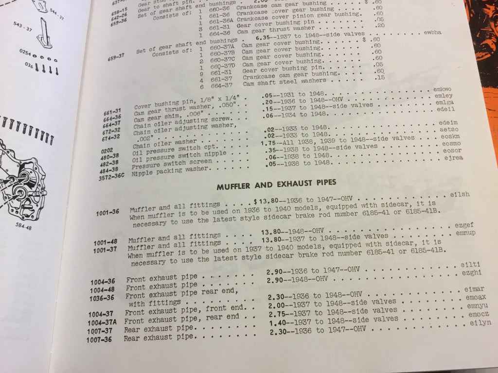 Harley VL RL WL Knucklehead UL Panhead WL WLA Chain Oil Adjuster Screw # 672-32