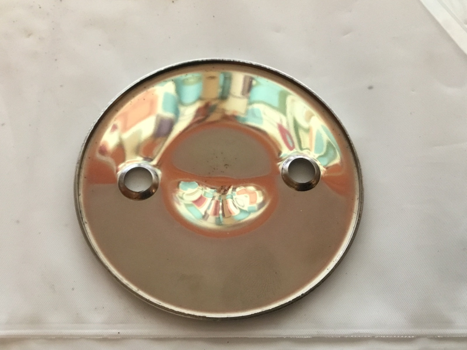 Harley Knucklehead Panhead Primary Inspection Cover Stainless 36-64