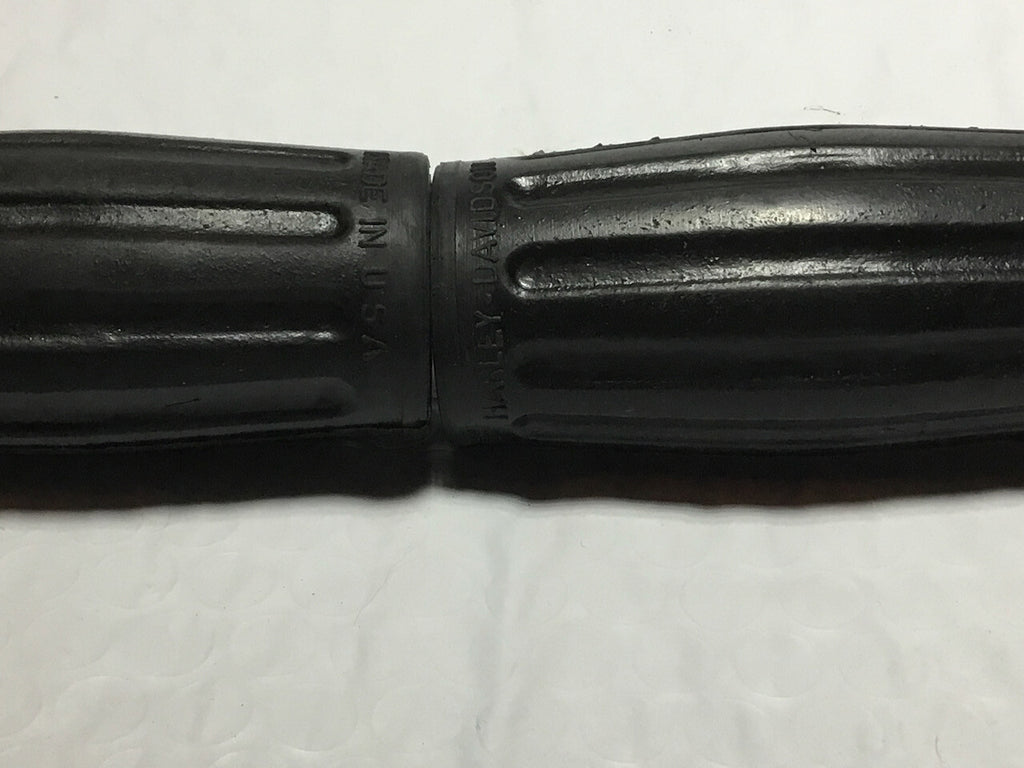 Harley Knucklehead WL UL VL Chrome Spirals & Grips w/ Logo 1935-48 OEM# 3312-35 