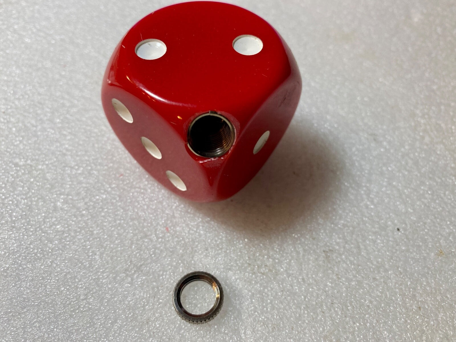 Harley Knucklehead VL Panhead WL UL Dice Shifter Shift Knob 3/8"-24 Rat Rod R/W