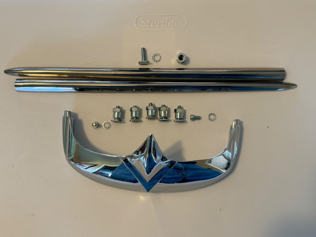 Harley FL FLH Panhead Shovelhead Front Fender Tip Trim Kit 1959-66 Duo-Glide