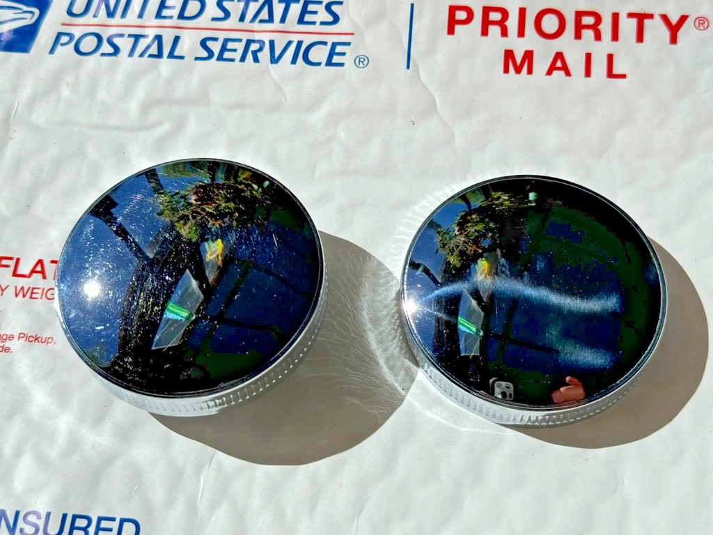 Harley Eaton Gas Caps 1965-72 Vented Non-Vented Panhead Shovelhead Electra