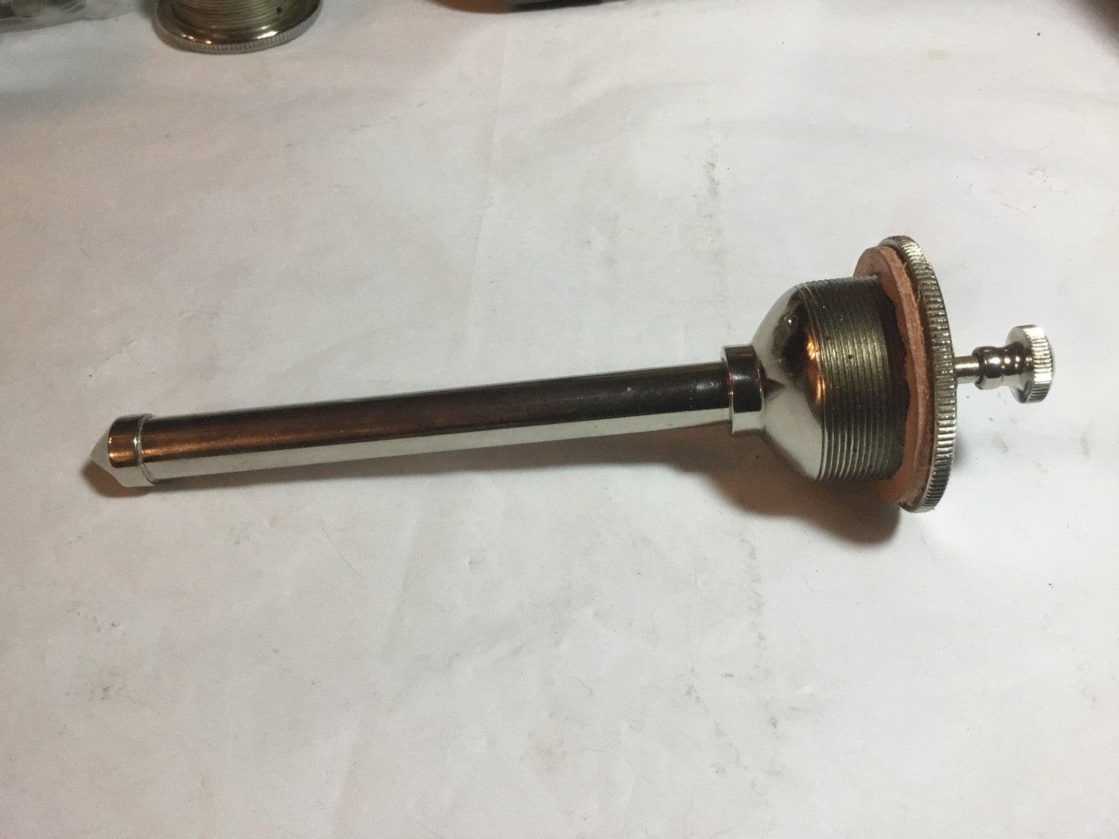 Harley JD Single VL DL RL Nickel Fuel Primer Syringe Cap 1925-36 OEM 3517-25