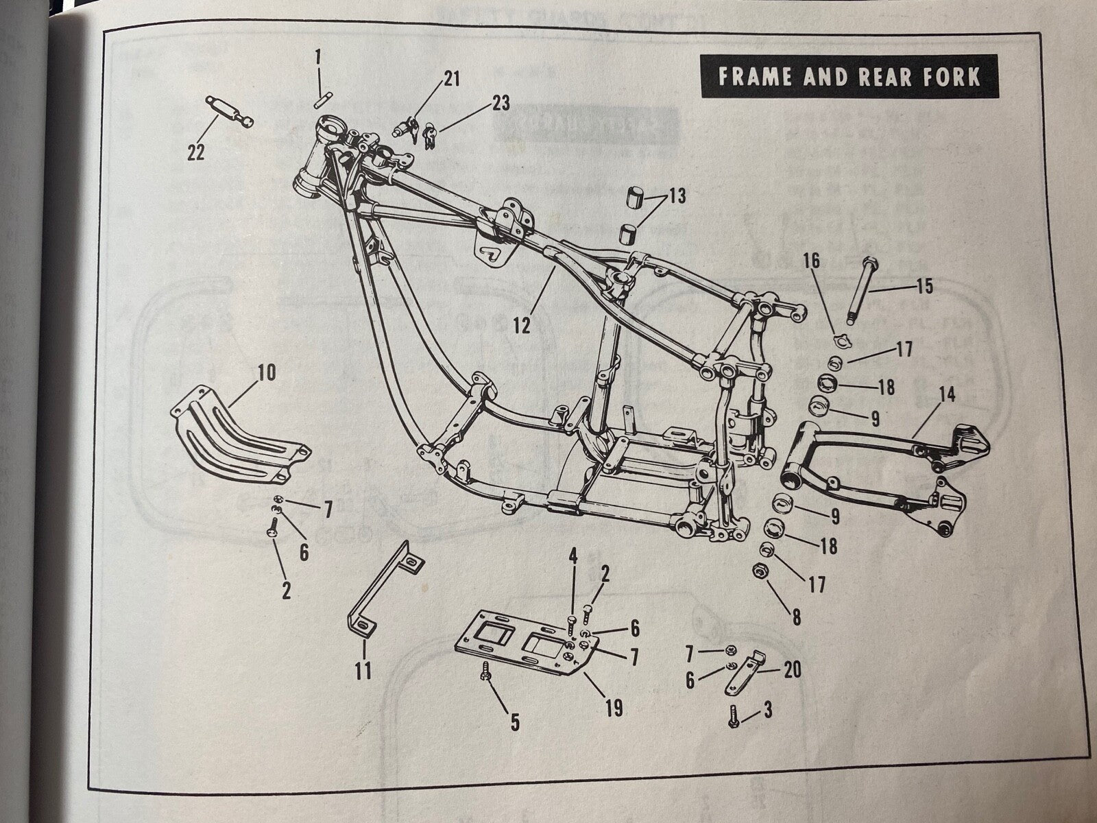 Harley 34747-65 Panhead Shovelhead Transmission Bolt Lock Plate Strip 1965-77 