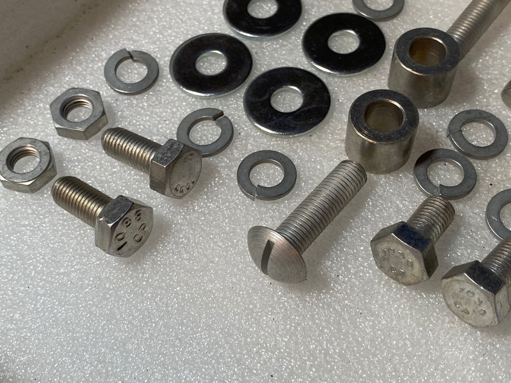 Harley Panhead Windshield Mounting Bracket Hardware Kit CP Bolts 1949-59 USA 