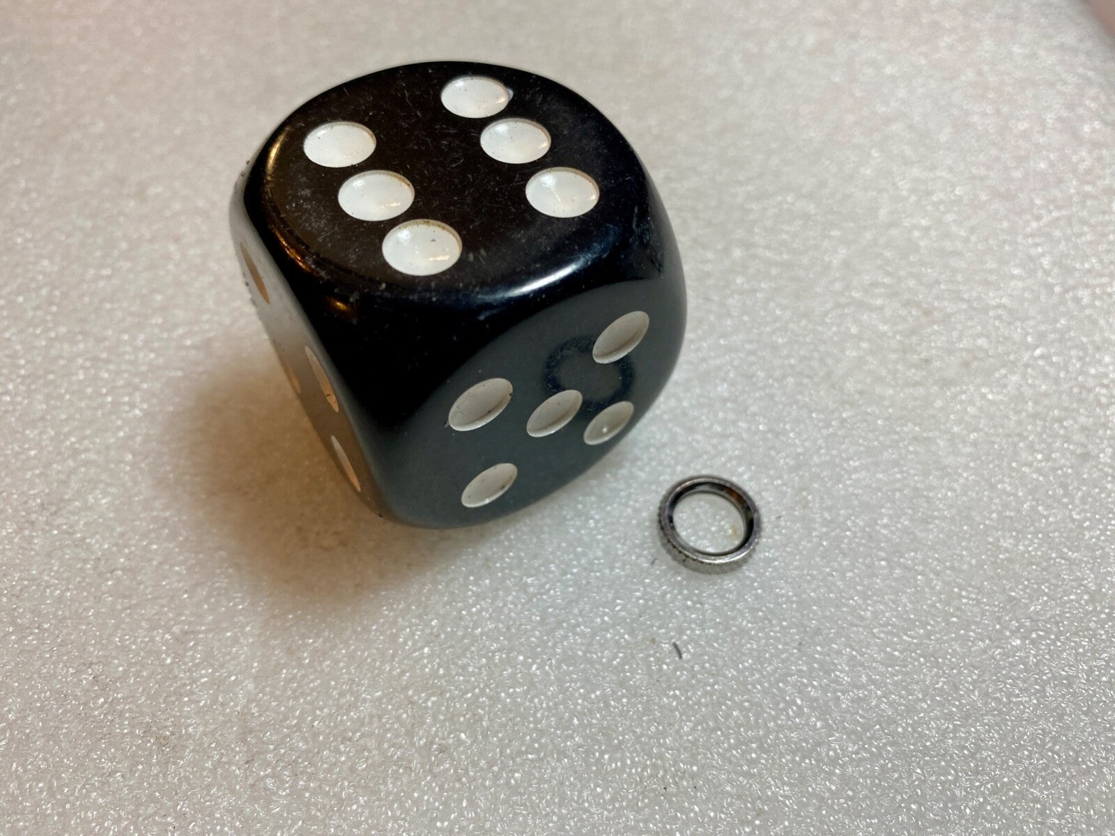 Harley Knucklehead VL Panhead WL UL Dice Shifter Shift Knob 3/8"-24 Rat Rod B/W