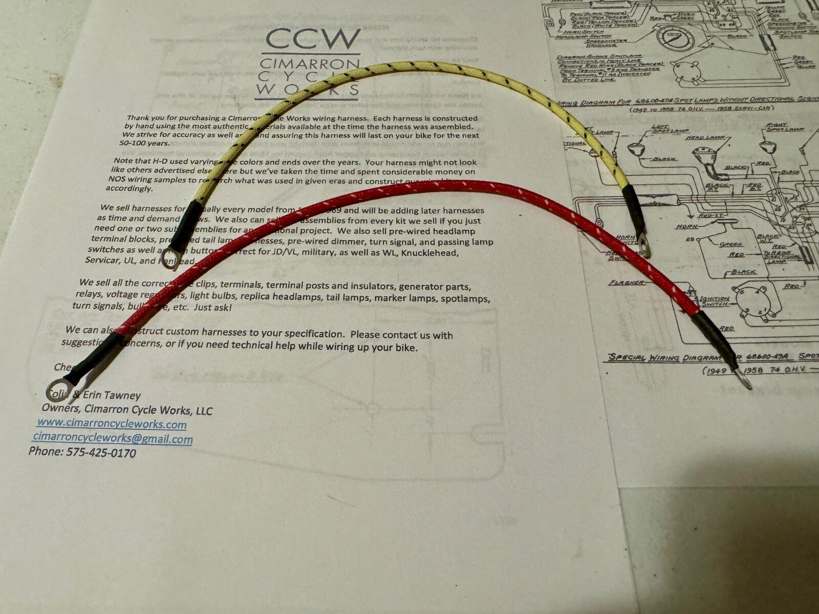 Harley 1968-69 Complete Shovelhead Turn Signal Wiring Overhaul Wire Harness