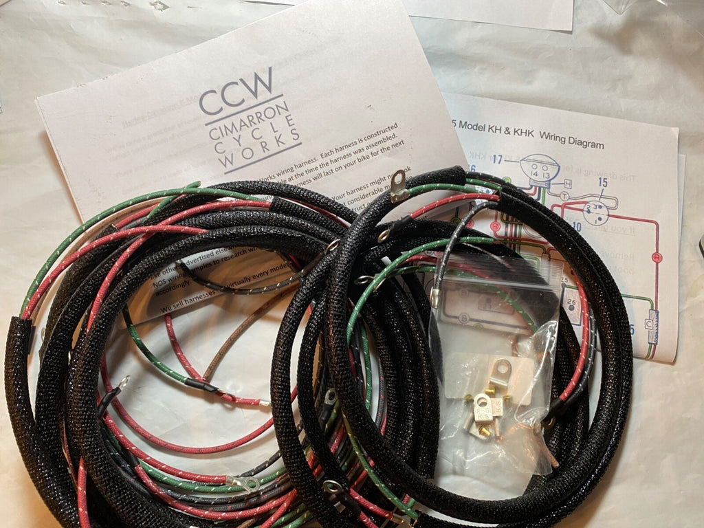 Harley 70320-56 K-Model KH KHK Wiring Harness Kit 1952-55 USA