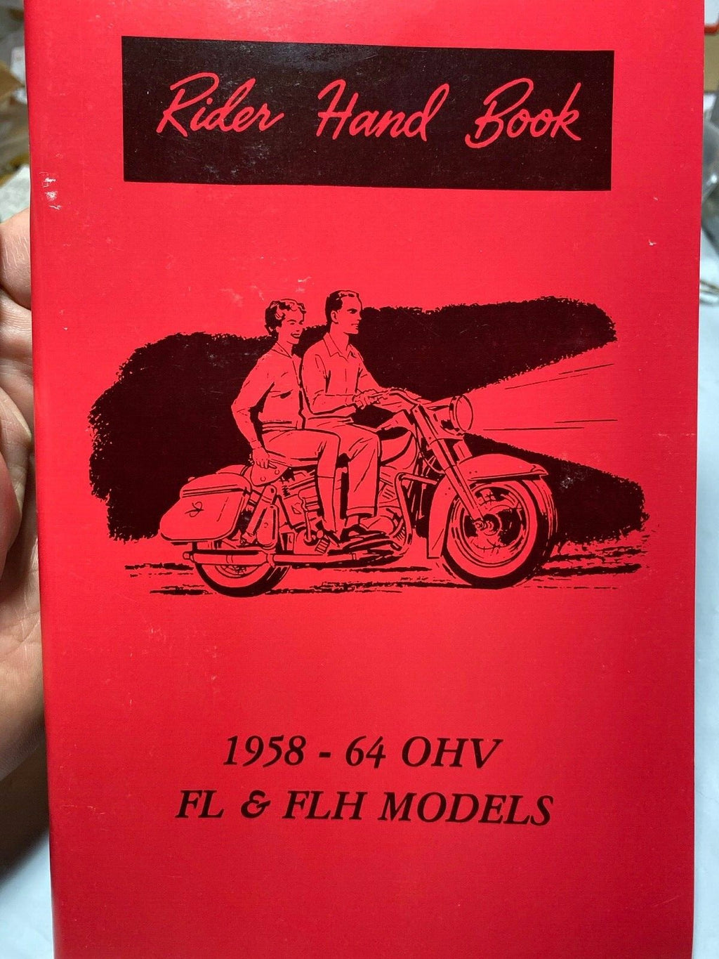 Harley Rider's Handbook Owner's Manual 1958-1964 Duo-Glide Panhead EL FL Reprint