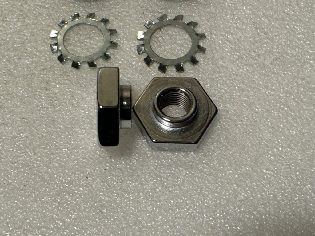 Harley Spotlamp Bar Mount Mounting End Nuts 1946-1957 W/ Front Monroe Shock