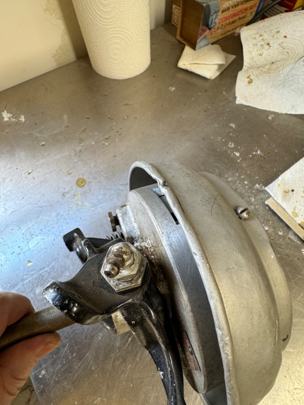 Harley Or Indian Sterling Model 34 Front Wheel Siren 1931-1952 VL, RL, WL