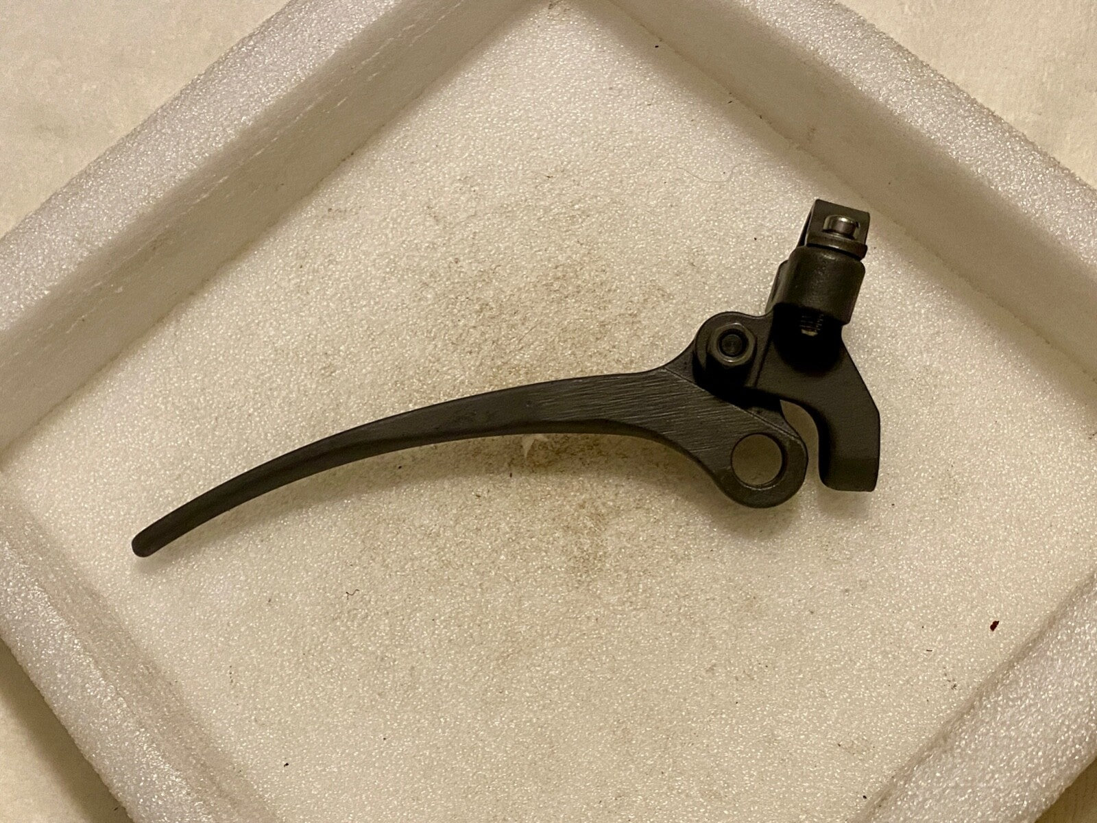 Harley 4149-41 Knucklehead Cast Iron Hand Front Brake Lever WPB Parkerized WWII