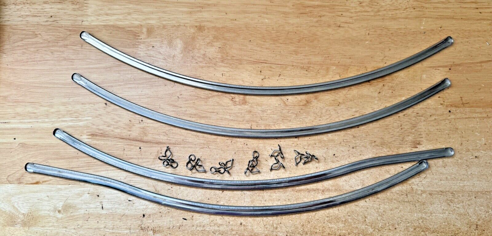 Harley 3716-39 Knucklehead Panhead UL WL Front Fender Trim Kit 1939-48