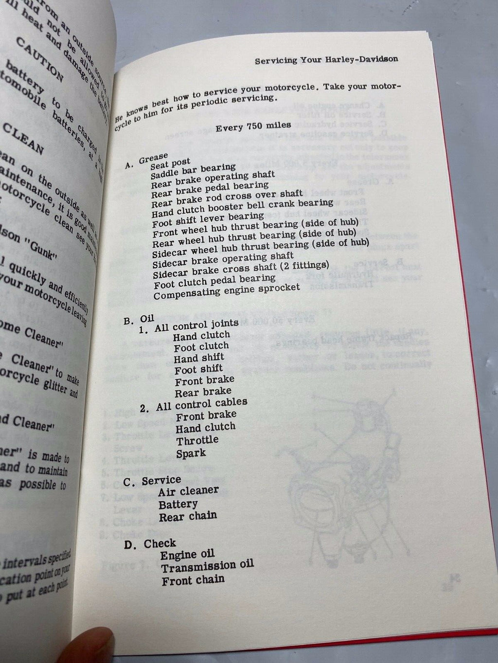 Harley Rider's Handbook Owner's Manual 1955-1957 Panhead EL FL Reprint