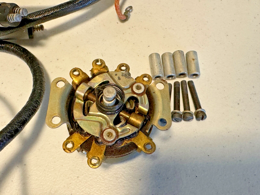 Harley 1942 WLA  NOS OEM Wiring Harness Kit With NOS Black Out Switch