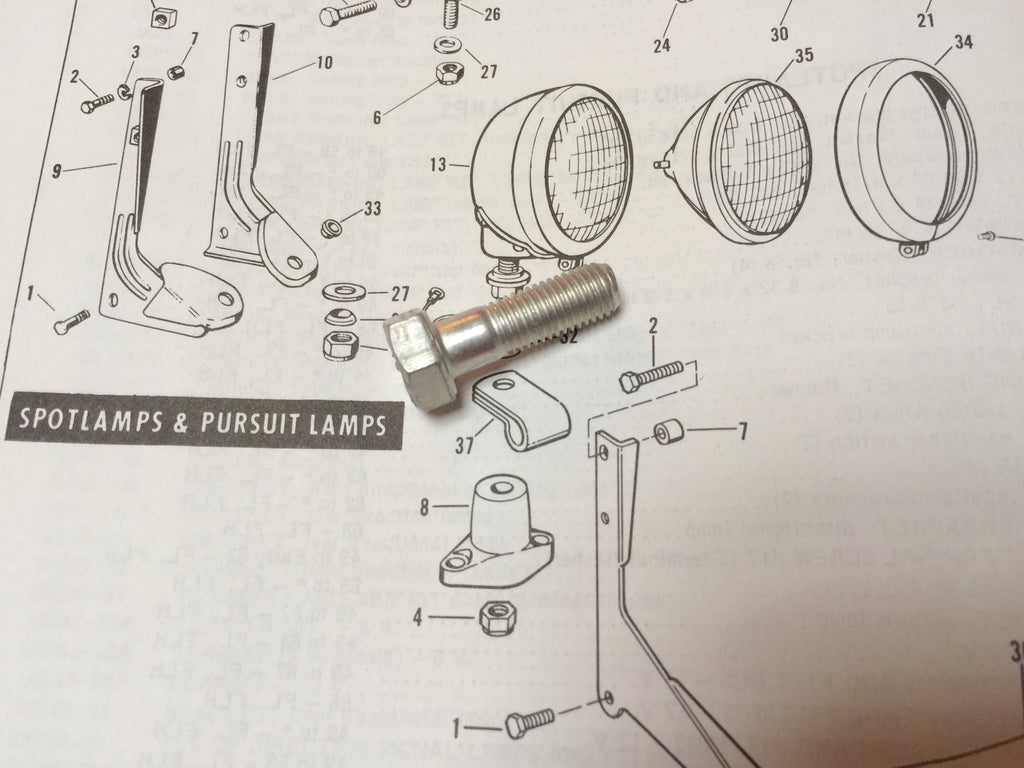 Harley CP-1038 5/16”-24 x 1" Bolts w/ Nuts & Lock Washers Qty 4 OEM 4000
